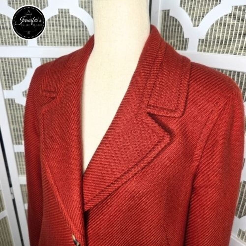 Talbots Rust Wool Blend One Button Swing Blazer/J… - image 2